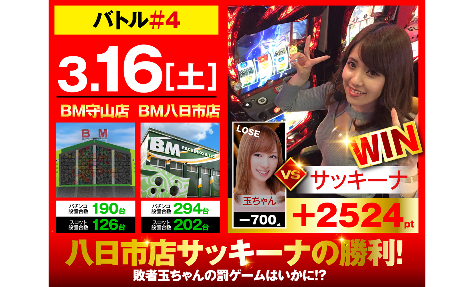 バトル4回戦　対戦結果